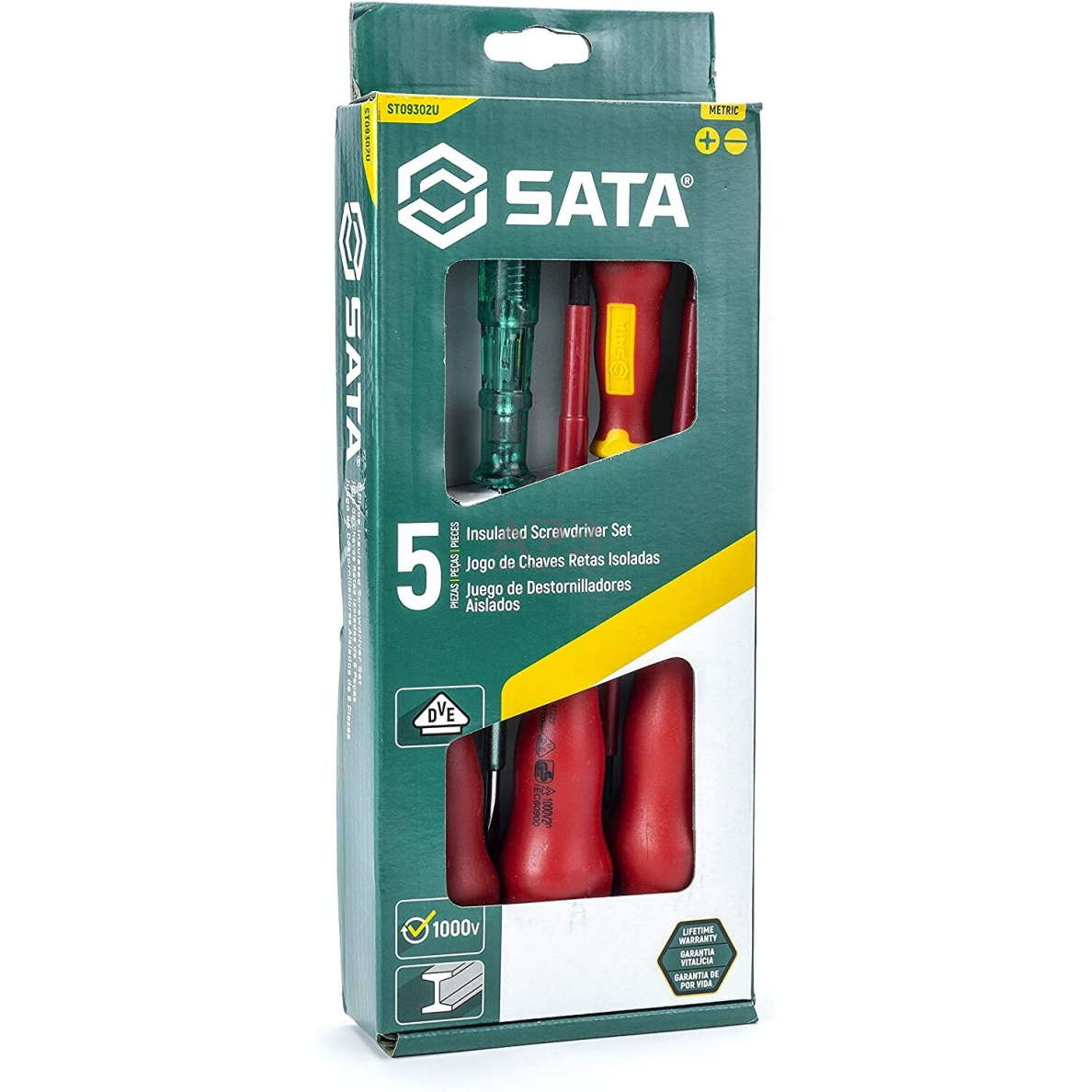 Atsuktuvų rinkinys elektrikui VDE 5vnt. 1 Atsuktuvų rinkinys elektrikui VDE 5vnt. 1