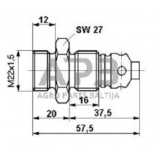 Atbulinis vožtuvas Wabco 4340140000