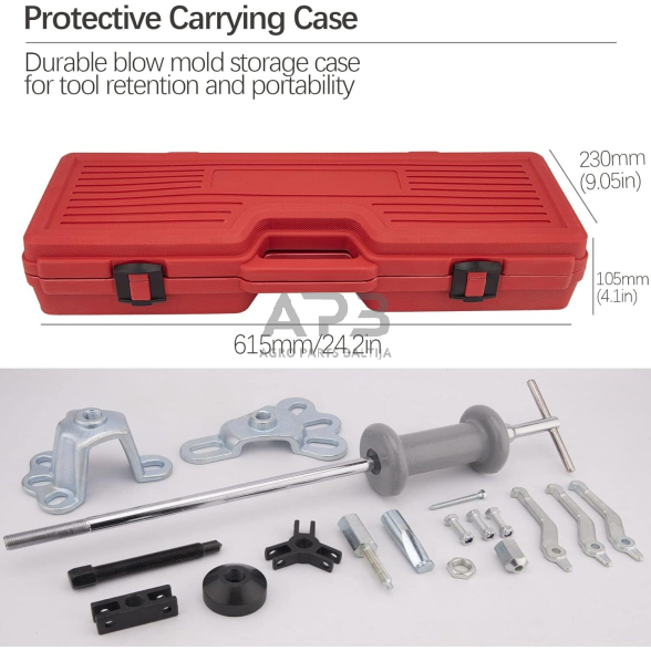 Atbulinis plaktukas su priedais 9vnt. 4 Atbulinis plaktukas su priedais 9vnt. 4