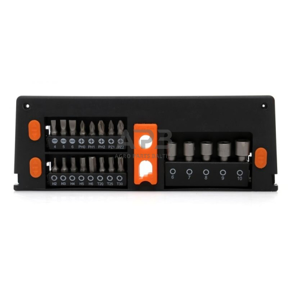 Atsuktuvų ir antgalių rinkinys (39 vnt.) 4 Atsuktuvų ir antgalių rinkinys (39 vnt.) 4