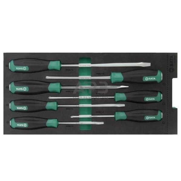 Padėklas. Smūginių atsuktuvų rinkinys 7vnt. (pl./PH) 2 Padėklas. Smūginių atsuktuvų rinkinys 7vnt. (pl./PH) 2