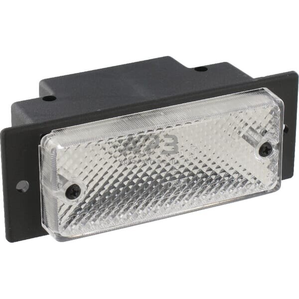 Atbulinės eigos žibintas stačiakampis skaidrus prisukamas 12/24V 106x69mm Jokon 136010010