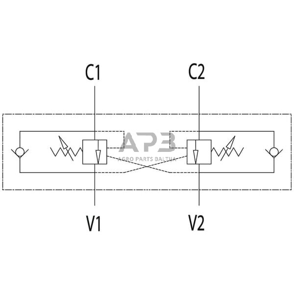 Atbulinis vožtuvas VBCD DE A, G1/2", C056V0432 1 Atbulinis vožtuvas VBCD DE A, G1/2", C056V0432 1