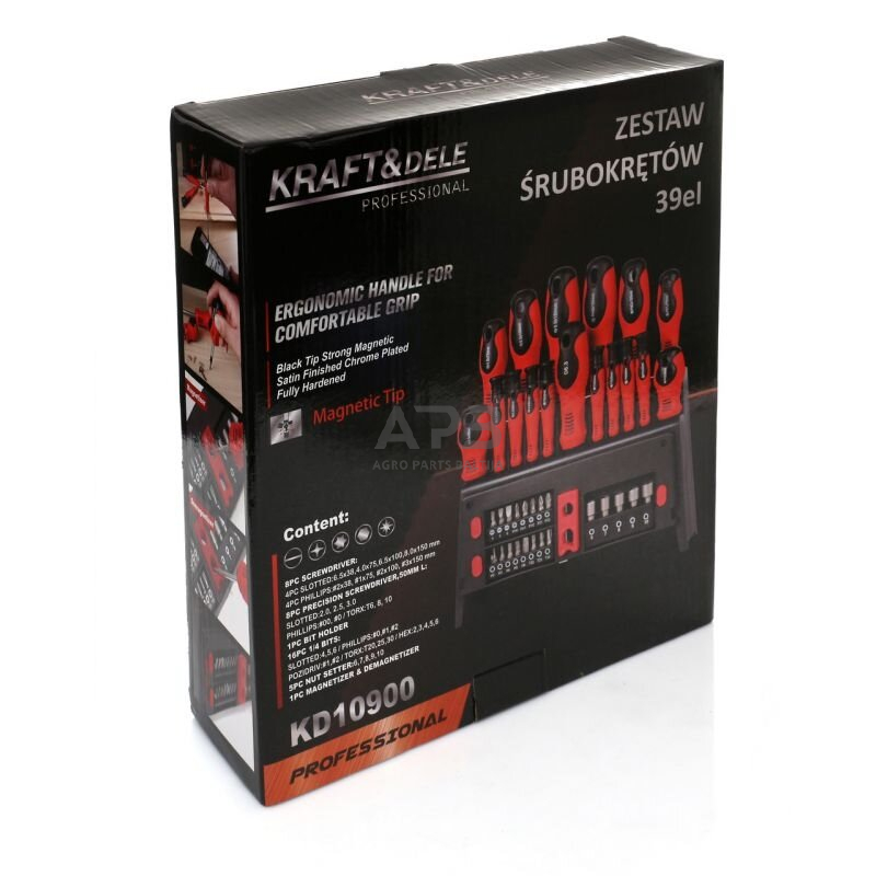 Atsuktuvų ir antgalių rinkinys (39 vnt.) 5 Atsuktuvų ir antgalių rinkinys (39 vnt.) 5