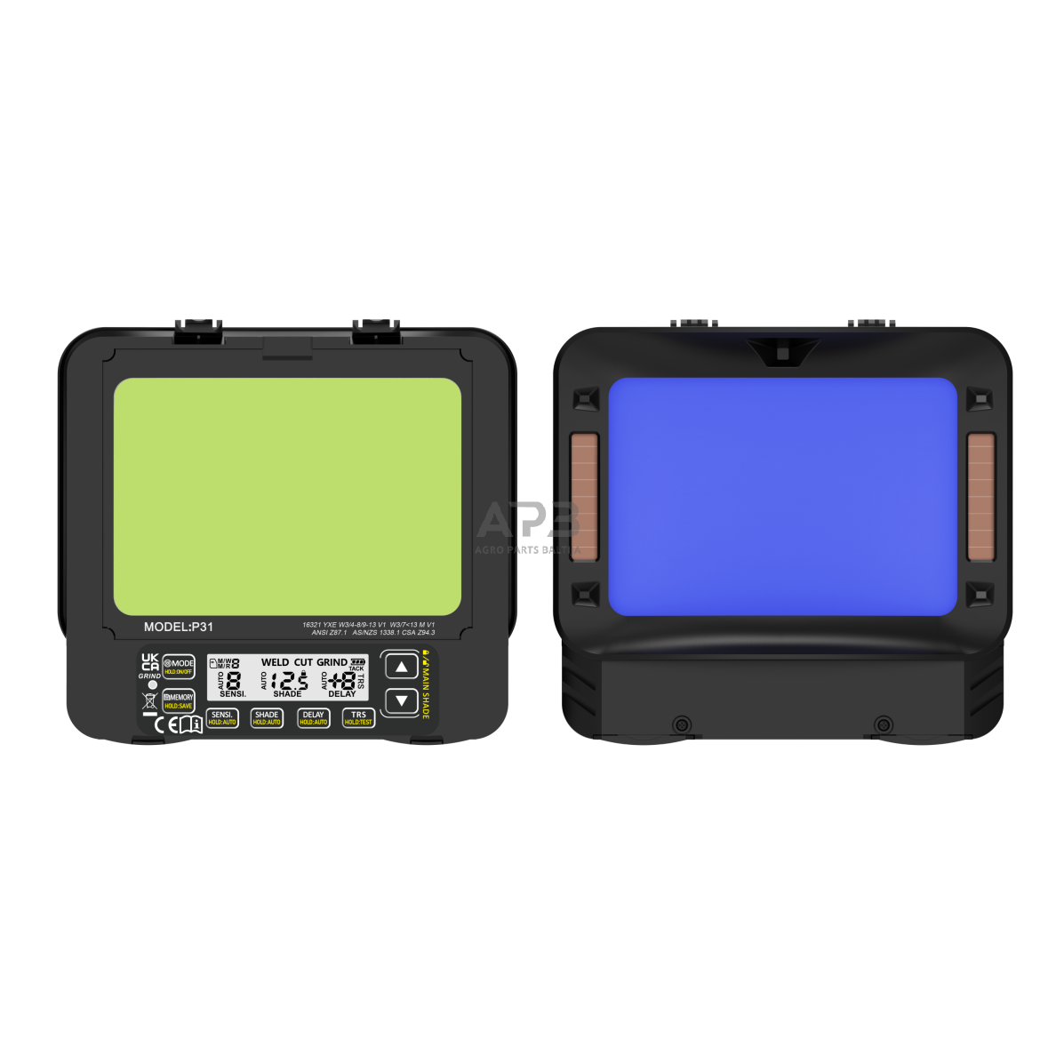 Automatinis filtras suvirintojo skydeliui P31 Automatinis filtras suvirintojo skydeliui P31