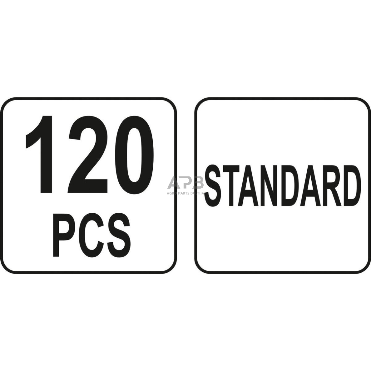 Automobilių saugiklių rinkinys (120vnt) STANDART 3