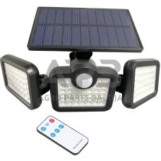 Autonominis šviestuvas su saulės baterija ir šviesos / judesio jutikliu 21.6W 6500K Autonominis šviestuvas su saulės baterija ir šviesos / judesio jutikliu 21.6W 6500K
