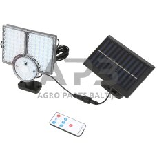 Autonominis šviestuvas su saulės baterija ir šviesos / judesio jutikliu 22.4W 6000K Autonominis šviestuvas su saulės baterija ir šviesos / judesio jutikliu 22.4W 6000K