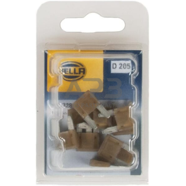 Automobilio saugiklis Mini 32V, 7.5A, 16.3mm 10x Hella 8JS728596202 1 Automobilio saugiklis Mini 32V, 7.5A, 16.3mm 10x Hella 8JS728596202 1