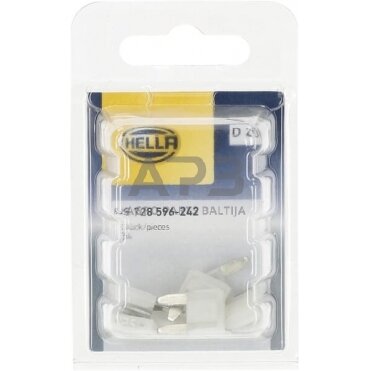 Automobilio saugiklis Mini 32V, 25A, 16.3mm 10x Hella 8JS728596242 4 Automobilio saugiklis Mini 32V, 25A, 16.3mm 10x Hella 8JS728596242 4