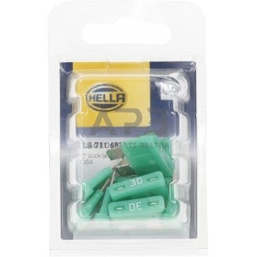 Automobilio saugiklis standartinis 12V, 30A, 18.8mm 10x Hella 8JS711683132 4 Automobilio saugiklis standartinis 12V, 30A, 18.8mm 10x Hella 8JS711683132 4