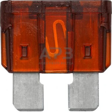 Automobilio saugiklis standartinis 32V, 7.5A, 18.6mm 50x Hella 8JS711685002