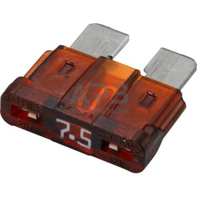 Automobilio saugiklis standartinis 32V, 7.5A, 18.6mm 50x Hella 8JS711685002
