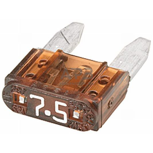 Automobilio saugiklis Mini 7.5A, 10.9mm 50x Hella 8JS728596111 Automobilio saugiklis Mini 7.5A, 10.9mm 50x Hella 8JS728596111