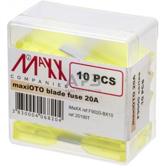 Automobilio saugiklis Maxi 32V, 20A, 34.3mm 10x iMaXX SI20190 3 Automobilio saugiklis Maxi 32V, 20A, 34.3mm 10x iMaXX SI20190 3