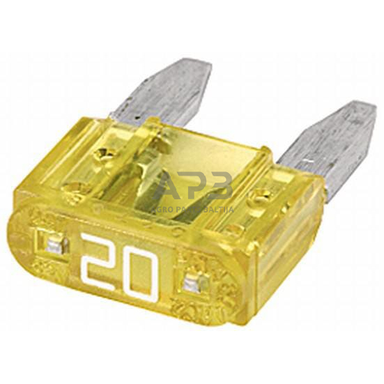 Automobilio saugiklis Mini 20A, 10.9mm 50x Hella 8JS728596161 3 Automobilio saugiklis Mini 20A, 10.9mm 50x Hella 8JS728596161 3