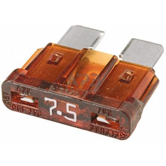 Automobilio saugiklis standartinis 32V, 7.5A, 18.6mm 50x Hella 8JS711685002 3 Automobilio saugiklis standartinis 32V, 7.5A, 18.6mm 50x Hella 8JS711685002 3