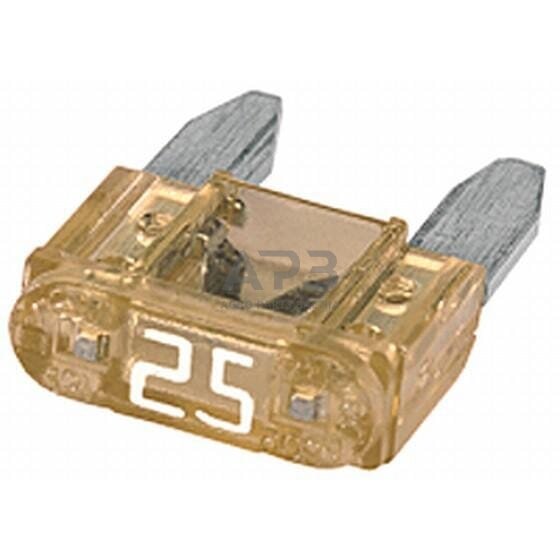 Automobilio saugiklis Mini 25A, 10.9mm 50x Hella 8JS728596091 3 Automobilio saugiklis Mini 25A, 10.9mm 50x Hella 8JS728596091 3