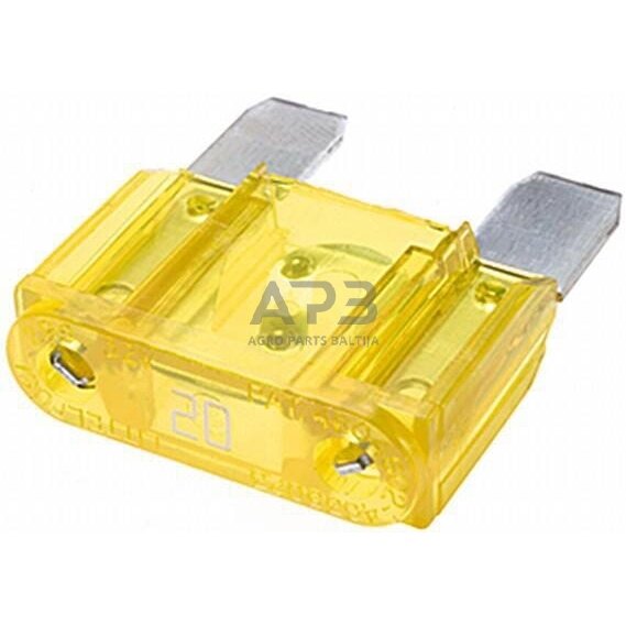 Automobilio saugiklis Maxi 20A, 34.1mm 10x Hella 8JS728595131 3 Automobilio saugiklis Maxi 20A, 34.1mm 10x Hella 8JS728595131 3