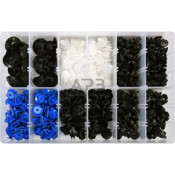 Automobilio apdailos plastikinių laikiklių rinkinys (300vnt) Opel Automobilio apdailos plastikinių laikiklių rinkinys (300vnt) Opel