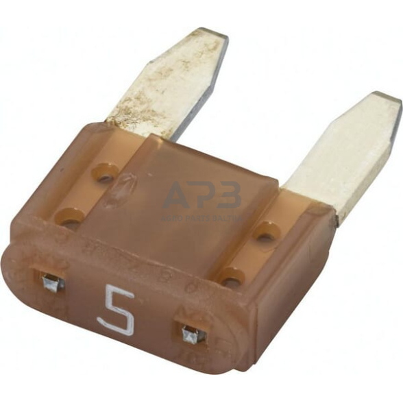 Automobilio saugiklis Mini 5A, 10.9mm 50x Hella 8JS728596131 Automobilio saugiklis Mini 5A, 10.9mm 50x Hella 8JS728596131