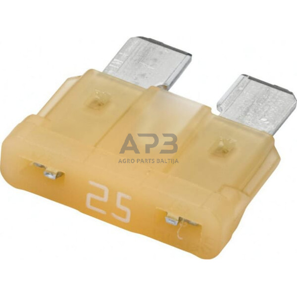 Automobilio saugiklis standartinis 32V, 25A, 18.6mm 50x Hella 8JS711689002 Automobilio saugiklis standartinis 32V, 25A, 18.6mm 50x Hella 8JS711689002