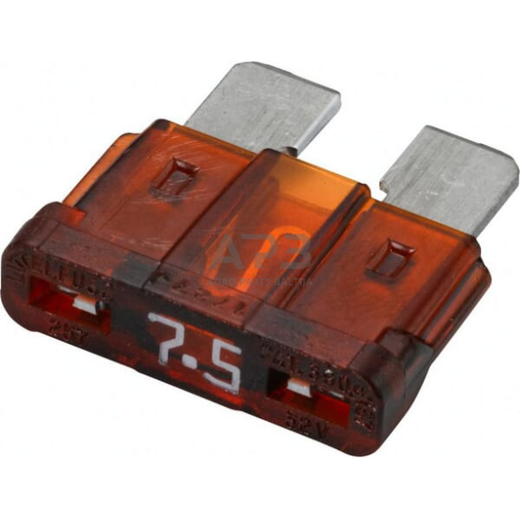 Automobilio saugiklis standartinis 32V, 7.5A, 18.6mm 50x Hella 8JS711685002 Automobilio saugiklis standartinis 32V, 7.5A, 18.6mm 50x Hella 8JS711685002