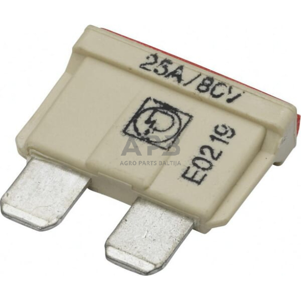 Automobilio saugiklis standartinis 80V, 25A, 19.7mm 10x Hella 8JS711683262 2 Automobilio saugiklis standartinis 80V, 25A, 19.7mm 10x Hella 8JS711683262 2