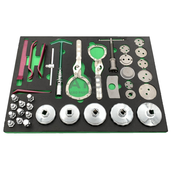 Automobilių aptarnavimo rinkinys 36vnt. Automobilių aptarnavimo rinkinys 36vnt.