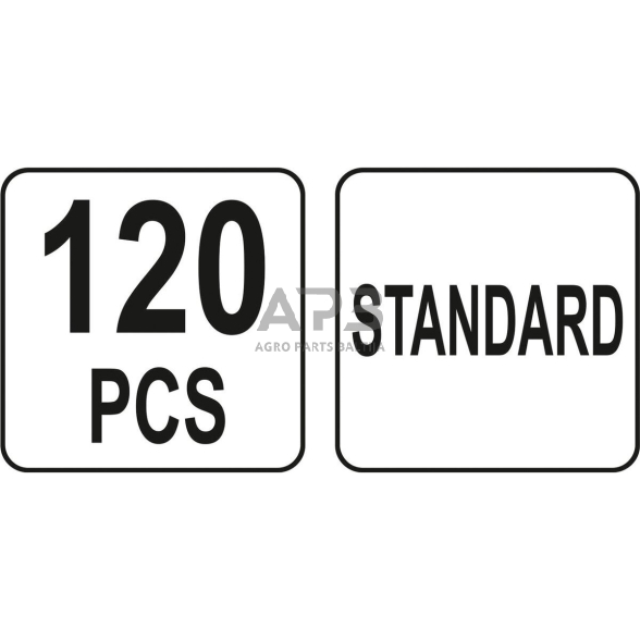 Automobilių saugiklių rinkinys (120vnt) STANDART 3 Automobilių saugiklių rinkinys (120vnt) STANDART 3