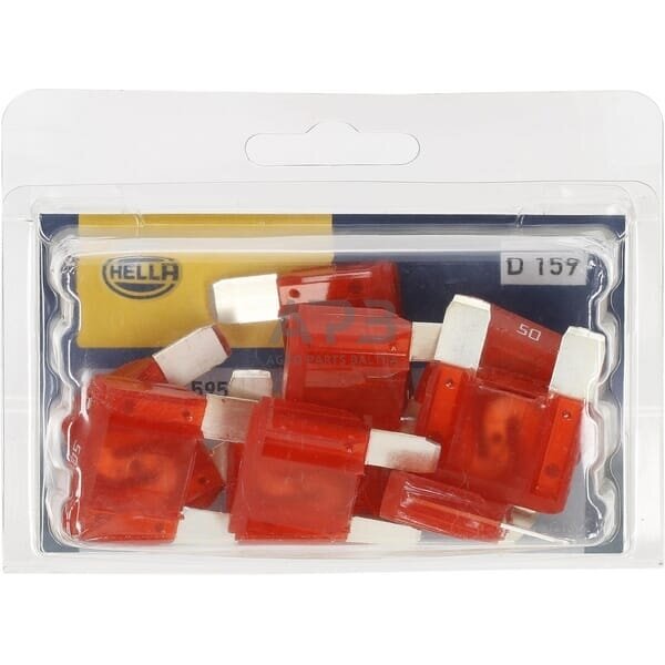 Automobilio saugiklis Maxi 50A, 34.1mm 10x Hella 8JS728595161 4