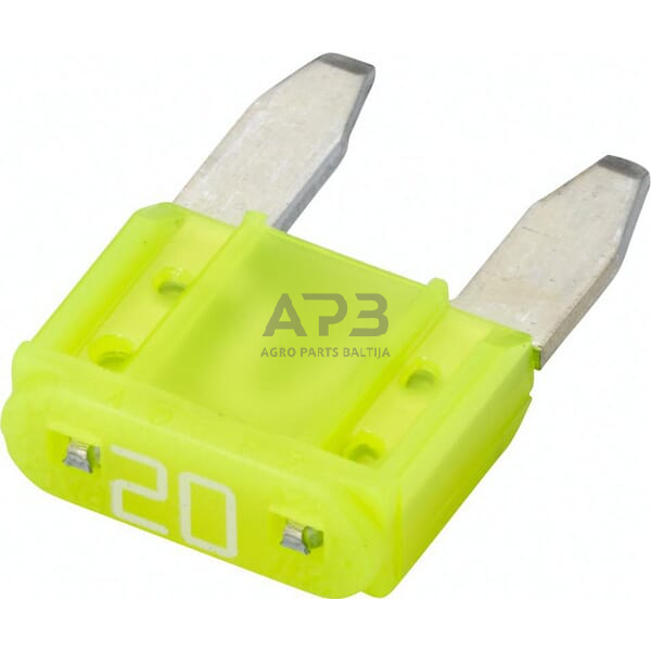 Automobilio saugiklis Mini 20A, 10.9mm 50x Hella 8JS728596161 Automobilio saugiklis Mini 20A, 10.9mm 50x Hella 8JS728596161