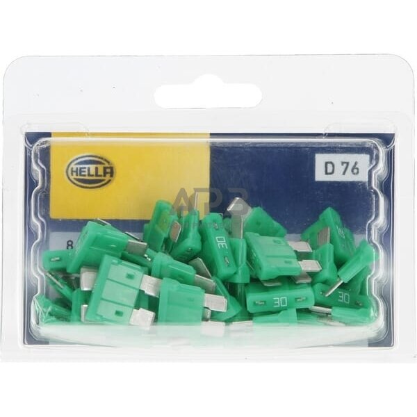 Automobilio saugiklis standartinis 32V, 30A, 18.6mm Hella 8JS711690002 50vnt. 4