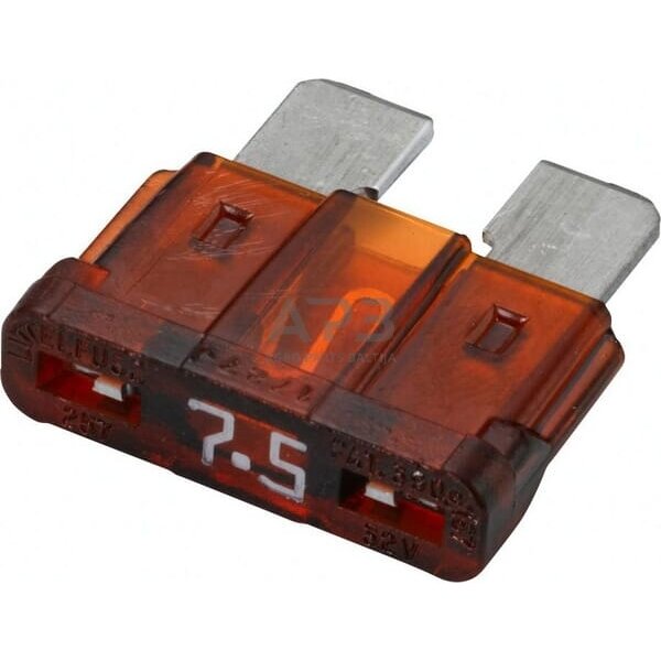 Automobilio saugiklis standartinis 32V, 7.5A, 18.6mm 50x Hella 8JS711685002