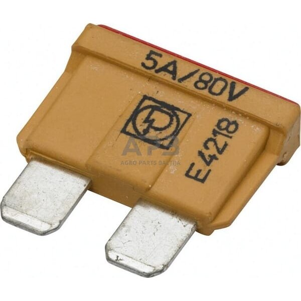 Automobilio saugiklis standartinis 80V, 5A, 19.7mm 10x Hella 8JS711683212 2