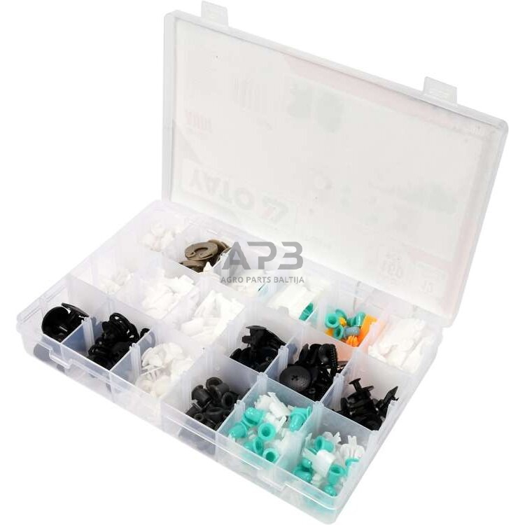 Automobilio apdailos plastikinių laikiklių rinkinys (160vnt) Audi 1