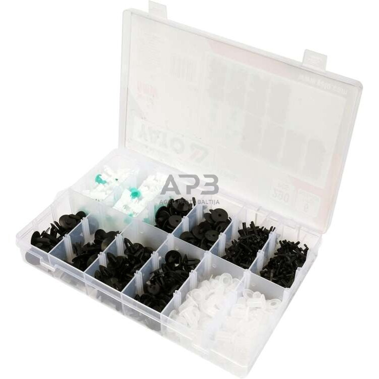 Automobilio apdailos plastikinių laikiklių rinkinys (290vnt) BMW 1