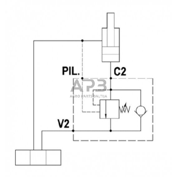 Balansavimo vožtuvas FPO50S38L35 3 Balansavimo vožtuvas FPO50S38L35 3
