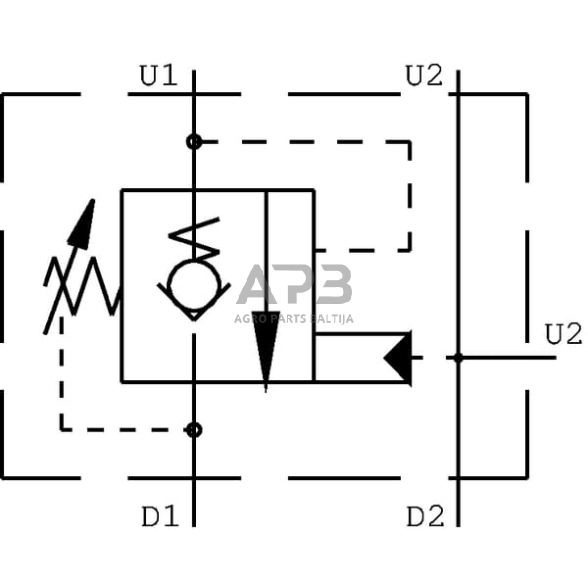 Balansavimo vožtuvas A-06-S-B-3/8" BSP, VOSL05001 2 Balansavimo vožtuvas A-06-S-B-3/8" BSP, VOSL05001 2