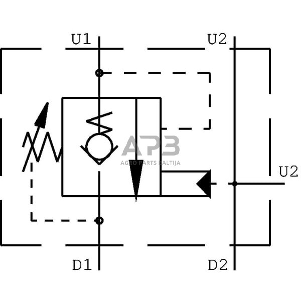 Balansavimo vožtuvas A-06-S-B-3/8" BSP, VOSL05001 2