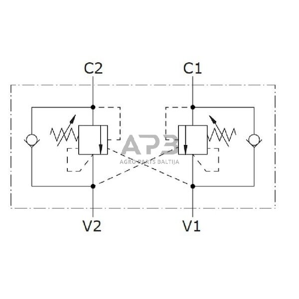 Balansavimo vožtuvas N1116 3/8 G5P4, VODL05004ST 1