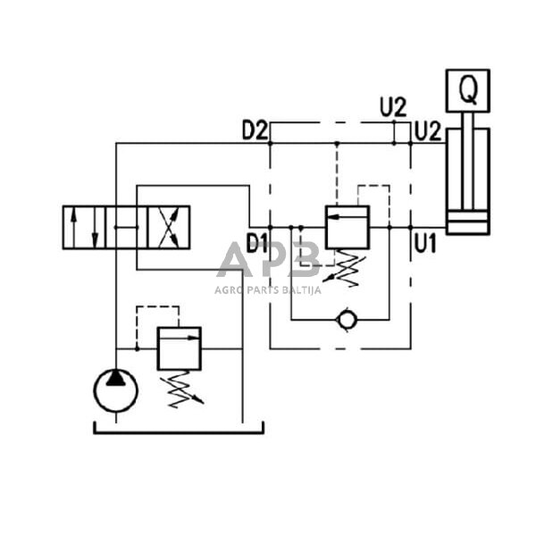 Balansavimo vožtuvas VOSL/SC 10A 08 (1/2") , VOSL10003 3 Balansavimo vožtuvas VOSL/SC 10A 08 (1/2") , VOSL10003 3