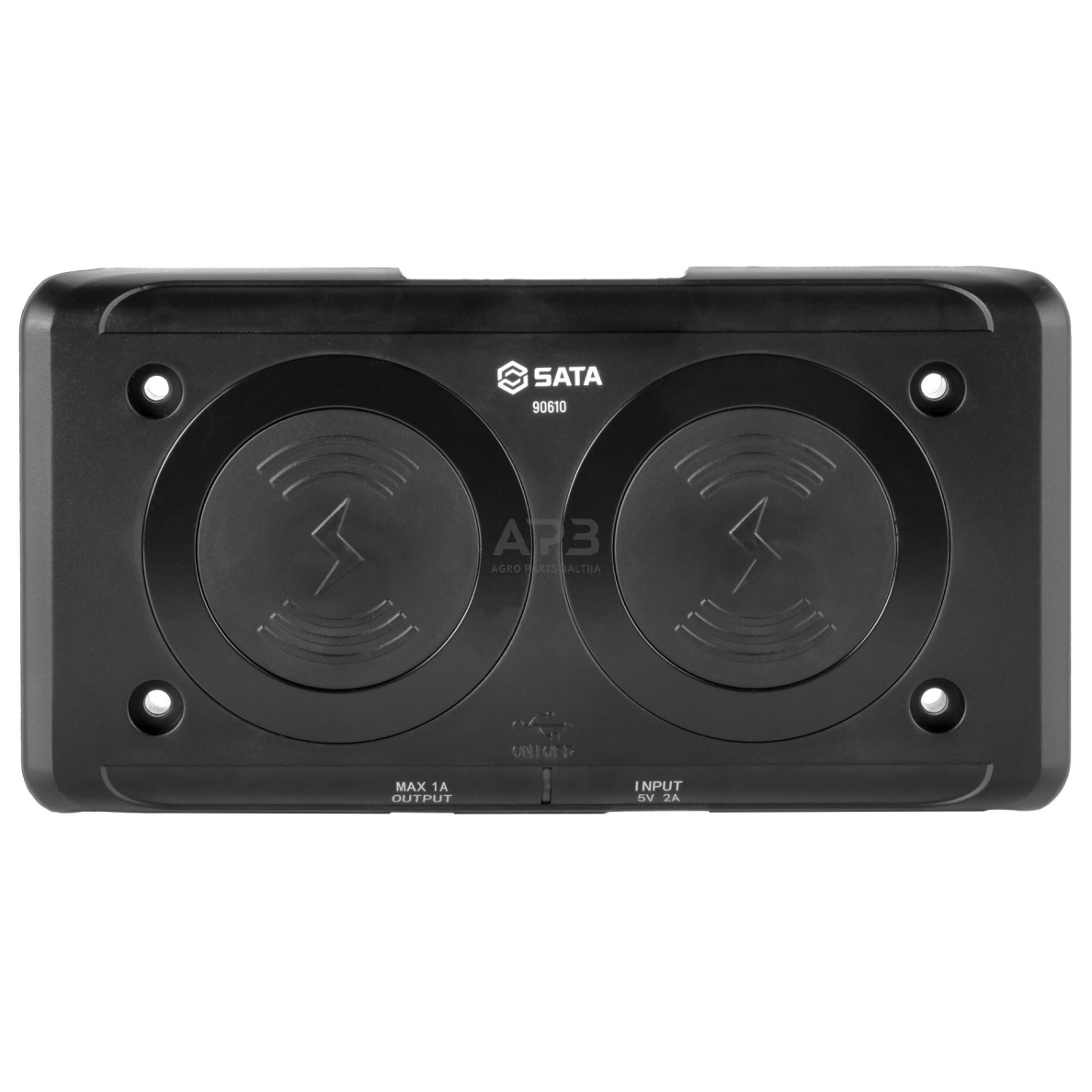 Belaidžio įkrovimo stotelė dviguba 10W SATA 3 Belaidžio įkrovimo stotelė dviguba 10W SATA 3