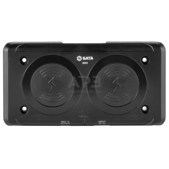 Belaidžio įkrovimo stotelė dviguba 10W SATA 3 Belaidžio įkrovimo stotelė dviguba 10W SATA 3