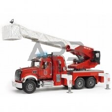Bruder priešgaisrinės tarnybos automobilis su kopėčios ir vandens siurbliu, 02821