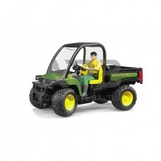 Bruder visureigis John Deere Gator XUV 855D su vairuotoju, 02490