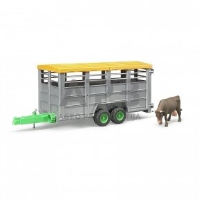 Bruder galvijų transportavimo priekaba su 1 karve, 02227