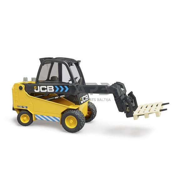 Bruder JCB šakinis krautuvas su padėklu 02512 1 Bruder JCB šakinis krautuvas su padėklu 02512 1