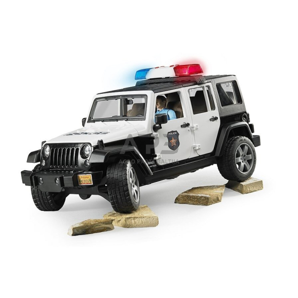 Bruder policijos automobilis Jeep Wrangler Unlimited Rubicon 02526 4