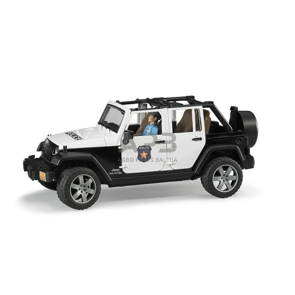 Bruder policijos automobilis Jeep Wrangler Unlimited Rubicon 02526 2